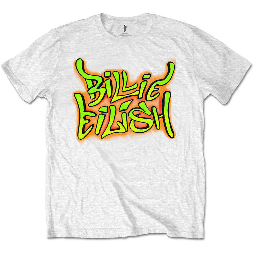 Billie Eilish - Graffiti T-shirt Homme - Blanc